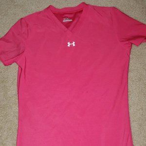 Nike Girl's Athletic V Neck Dri-Fit Shirt YXL